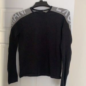Armani Exchange Top with Grey panels on sleeves